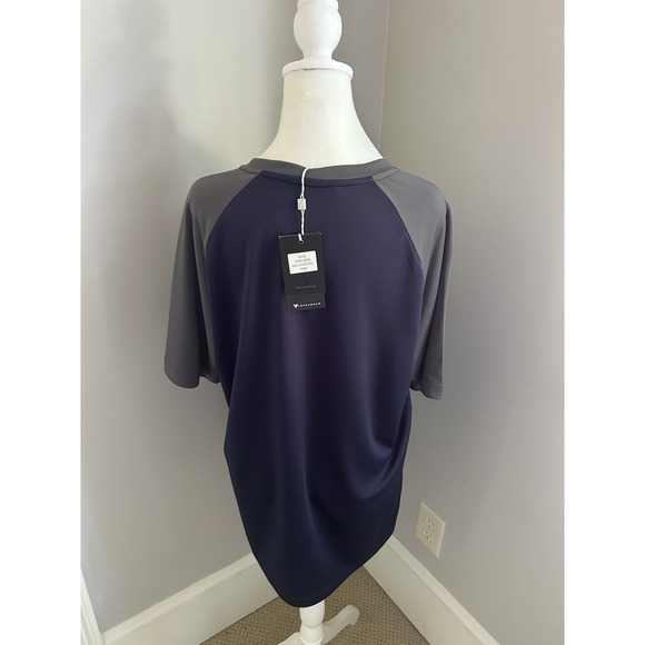 *New W/ Tags* Charcoal & Navy Tracker Levelwear Short Sleeve Shirt - Picture 4 of 7